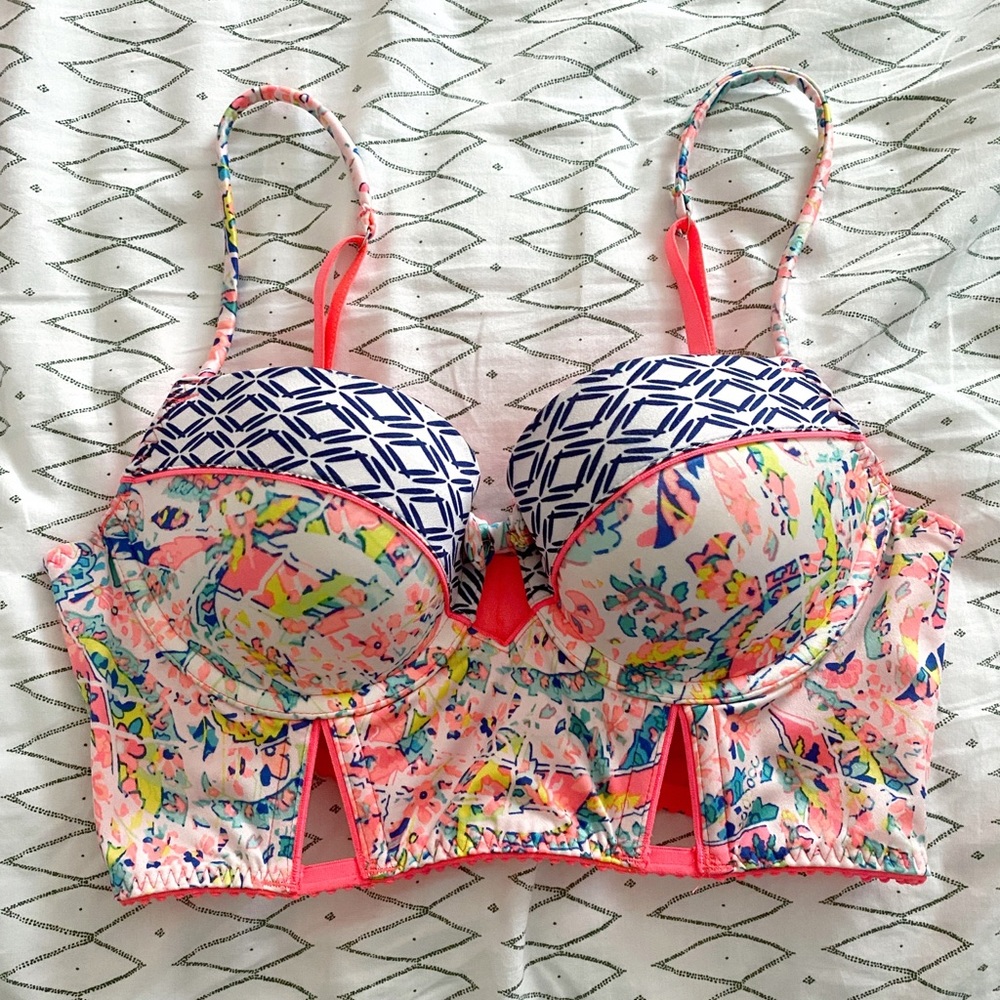 Victoria’s Secret neon bustier